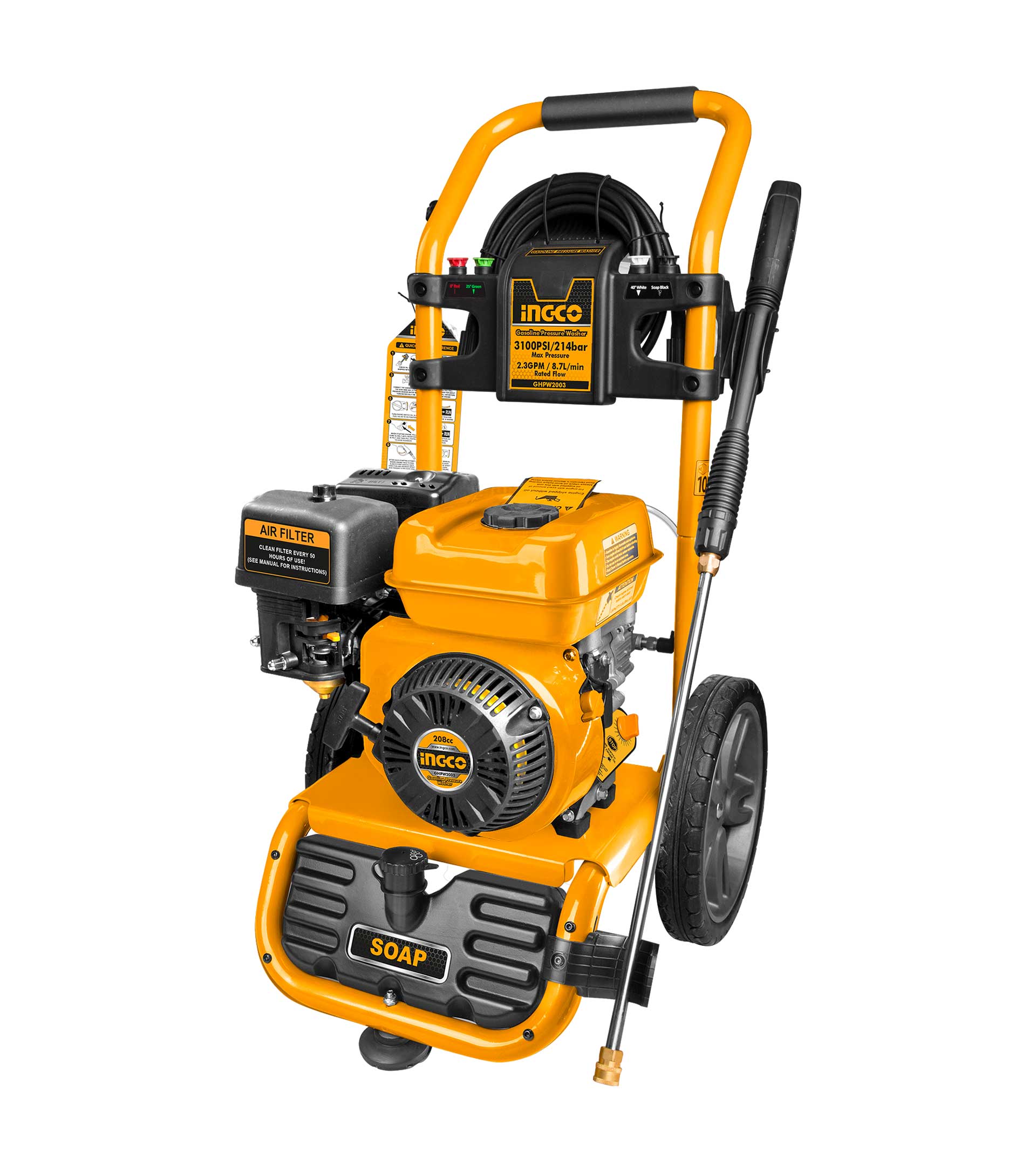Petrol Pressure Washer (208cc) Ingco Tools South Africa