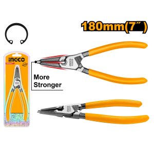 Straight Head And Internal Circlip Plier