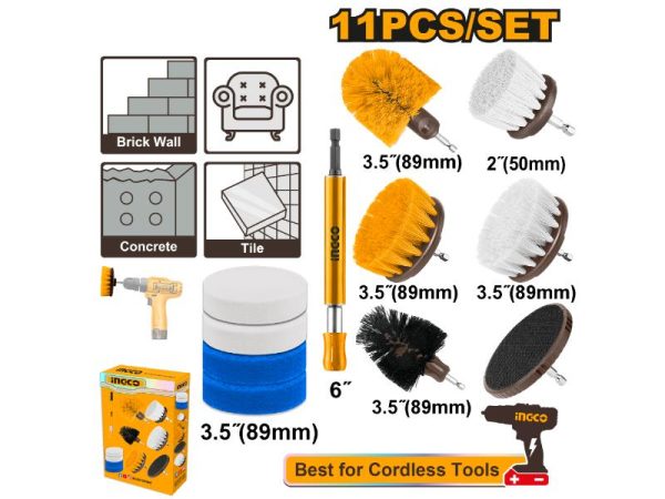 11 Pieces Cleaning brush set