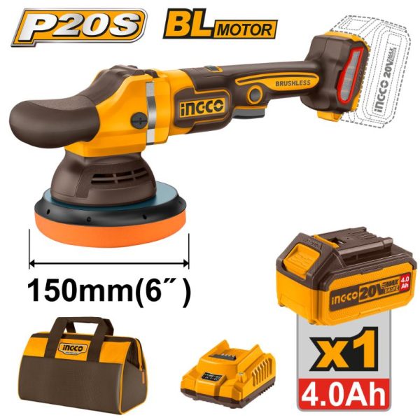 Lithium-ion Angle Polisher 20V