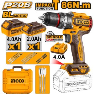 Lithium-ion Cordless impact drill kit (20V)