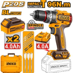 Lithium-ion Cordless impact drill kit (20V)