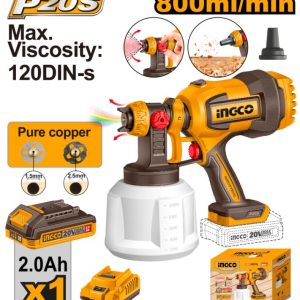 Lithium-ion Cordless Paint Sprayer (20V)