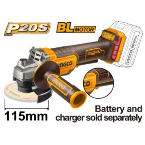 20V Lithium-Ion angle grinder