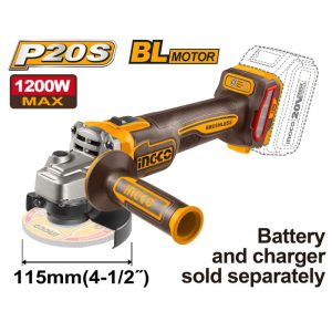 20V Lithium-Ion angle grinder