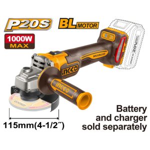 20V Lithium-Ion angle grinder