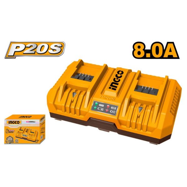 2 port 20V Lithium-Ion Battery Charger